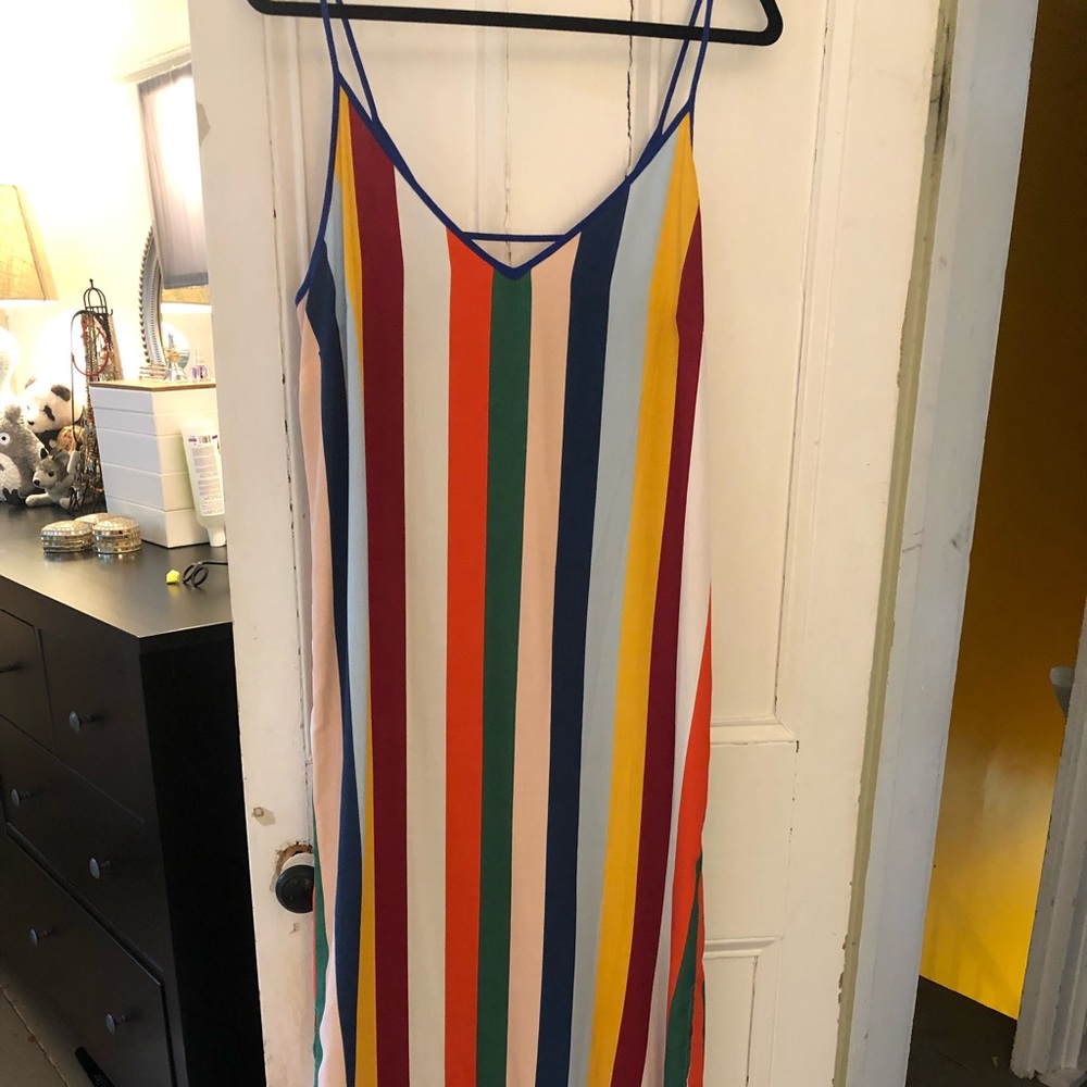 Super light & breezy striped maxi dress
